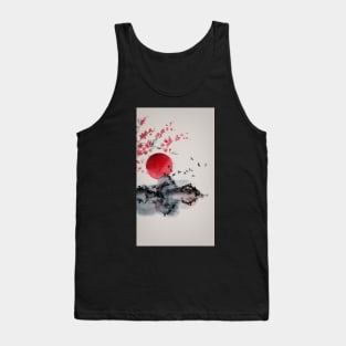 Japanese island Tank Top